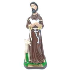 Imagem De São Francisco De Assis 20 Cm Gesso - Evangelize