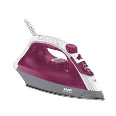 Ferro à Vapor Elétrico Arno Steamgliss Base Cerâmica Rosa FSGC