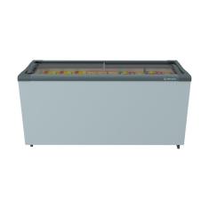 Freezer Horizontal Metalfrio 2 Portas de Vidro 405 Litros NF55S branco 110V