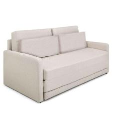 Sofá-Cama 3 Lugares MH-1606 Herval 176 cm Colchão Casal Linho Bege C1