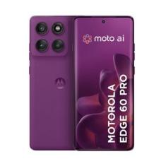 Smartphone Motorola Edge 60 Pro 6.7” 256GB 5G 120Hz pOLED Câmera 50MP Sony LYTIA 700C Violeta