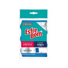 Esponja Mágica com 2 Unidades Esfrebom