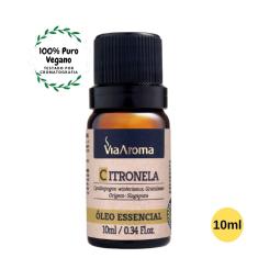 Óleo Essencial Natural Citronela Via Aroma 100% Puro Aromaterapia