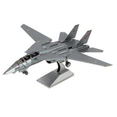 Miniatura de montar caça americano f-14 tomcat metal earth, Cinza