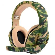 Fone De Ouvido Gaming Satellite Ae-366c Estereo Com Microfone De Ouvido