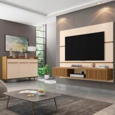 Kit 2 Peças com Estante para TV até 65 Polegadas e Buffet Atlanta - Es
