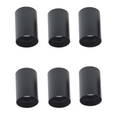 Kit 6 Spot De Sobrepor Redondo Preto Direcionavel Mr16