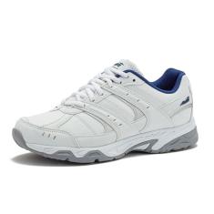 Avia Tênis feminino Verge – Tênis feminino, quadra, cross training ou pickleball para mulheres, preto clássico ou branco de caminhada com suporte de arco, largura larga ou média, Branco brilhante/azul