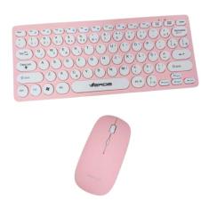 Teclado E Mouse Wireless P/ Tablet Galaxy A7 T500 T505 10.4 - Fam