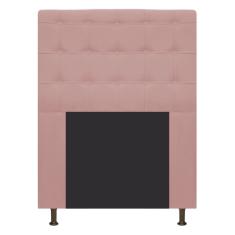Cabeceira Estofada Dama 90 Cm Solteiro Rosê Adj Decor