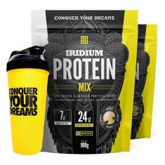 Kit 2x Iridium Protein Mix 900g + Coqueteleira - Iridium Labs-Unissex