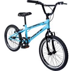 Bicicleta Aro 20 Infantil Bmx Cross Tridal Bike, Azul céu, 14