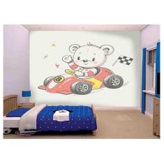 Papel De Parede Infantil Ursinho Quarto Bebê  Azs115 - Você Decora