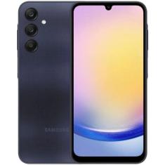 Smartphone Samsung Galaxy A25 256GB Dual Chip 5G Tela 6,5" Câmera Tripla 50MP+8MP+2MP Azul Escuro