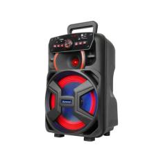 Caixa de Som AMVOX 220W RMS Gigante II Bluetooth - Gigante II, Preto, 