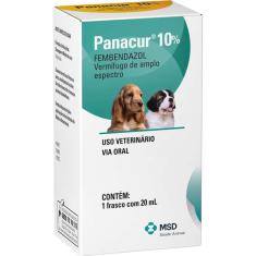 Vermífugo Msd Panacur 10% Suspensão Oral - 20 mL
