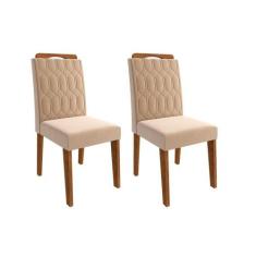 Cadeira Cimol Paola (2 Unidades)-Madeira Savana/Nude