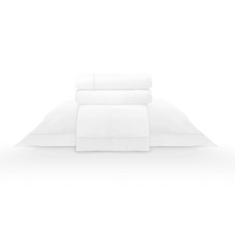 Camesa Jogo de Cama Casal 4 Peças Percal 300 fios 100% Algodão Neo Classico Elements - Branco