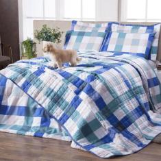 Jogo de Cama Box Casal KING Size Estampado Percal 160 Fios 03 Peças Jo