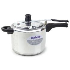 Panela De Pressão Polida 4,5L Rochedo Turbo