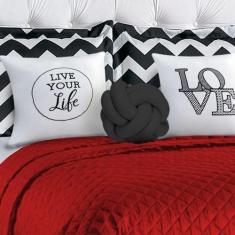 Cobre Leito Isabela Queen com 8 peças Algodão - Casa Borda