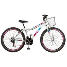 Bicicleta Aro 26 Alum Kls Sport Gold VBrake Mtb 21V Feminina-Feminino