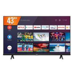 Smart TV Android LED 43 Full HD tcl 43S615 2 hdmi 1 USB Wi-Fi Bluetooth hdr