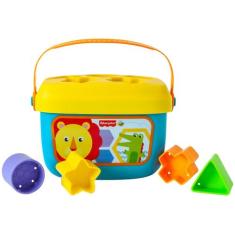 Brinquedo de Encaixar Balde Primeiros Blocos - Fisher-Price 11 Peças