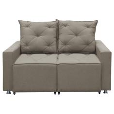 Sofá Retrátil 2 Lugares Bariloche 1.80cm Star Confort Carvalho