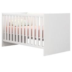 Quarto de Bebê 6 Portas Ternura Baby com Berço Americano Doce Sonho 100 Branco Brilho - Incorplac