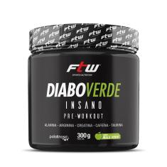 Diabo Verde Insano 300G Pré Treino Maçã Verde Fitoway