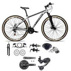 Bicicleta 29 Absolute Nero 5 Shimano Deore-Altus 27v K7 Hidráulico Trava Pedivela Mt101 Pneu Faixa-Unissex