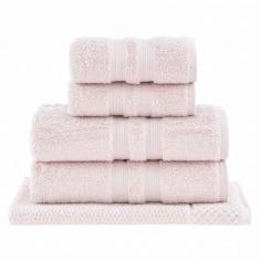 Jogo de Toalhas Buddemeyer Algodão Egípcio Gigante Rosa 5 peças
