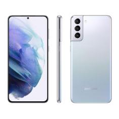 Smartphone Samsung Galaxy S21+ 256GB Prata 5G 8GB RAM 6,7" Câm. Tripla + Selfie 10MP Dual Chip