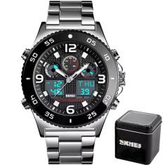 Relógio Masculino Skmei 1538 Á Prova D'água Esporte Anadigital-Masculino