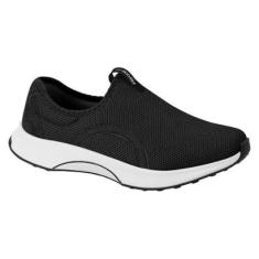 Tenis Feminino Actvitta Slip On Esportivo Casual Nylon  Preto 36-Feminino