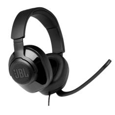 Fone de Ouvido Bluetooth JBL Quantum200 Headset Gamer Preto Sound Signature, Microfone Boom Direcional Com Flip-Up