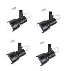 Kit 4 Spot Trilho Perfilado Eletro calha Par20 Bulbo OL4