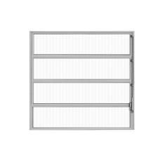 Janela de Alumínio Basculante 80x80cm Hale Esquadrias Brilhante