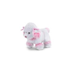 Cachorro Poodle De Pelúcia Rosa 30 Cm Antialérgico