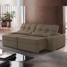 Sofá Retrátil e Reclinável 210cm Enzo Plus - Montano Estofados