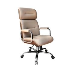 Cadeira Eames Presidente Linha Capa em Madeira Marrom - Design Office 