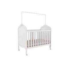 Berço Mini Cama Infantil Peroba Elô Branco