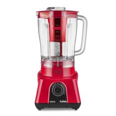 Liquidificador 2,6L Turbo Vermelho 1000w-127v com 8 Velocidades Multi - LQ1003 LQ1003
