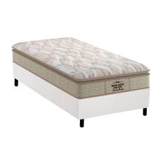 Cama Box Solteiro: Colchão Espuma Probel D33/AG65 Guarda Costas Extreme Resistence + Base CRC Courano White(88x188)