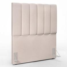 Cabeceira Cama Box Painel Solteiro 100 Cm Linho Cru