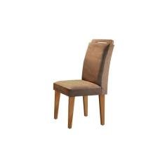 Conjunto Com 4 Cadeiras Athenas Rufato, Imbuia/Animale Chocolate