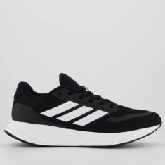 Tênis Adidas Runfalcon 5 Feminino Preto e Branco-Feminino