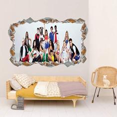 Adesivo Buraco Parede Now United banda 48cmx90cm