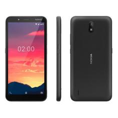 Smartphone Nokia C2 16Gb + 16Gb Preto 4G 1Gb Ram 5,7 Câm. 5Mp + Selfie
